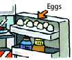 Place eggs in the refrigerator immediately after returning home.