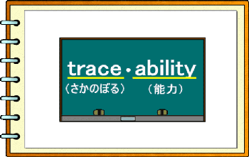 trace（遡る）・ability（能力）